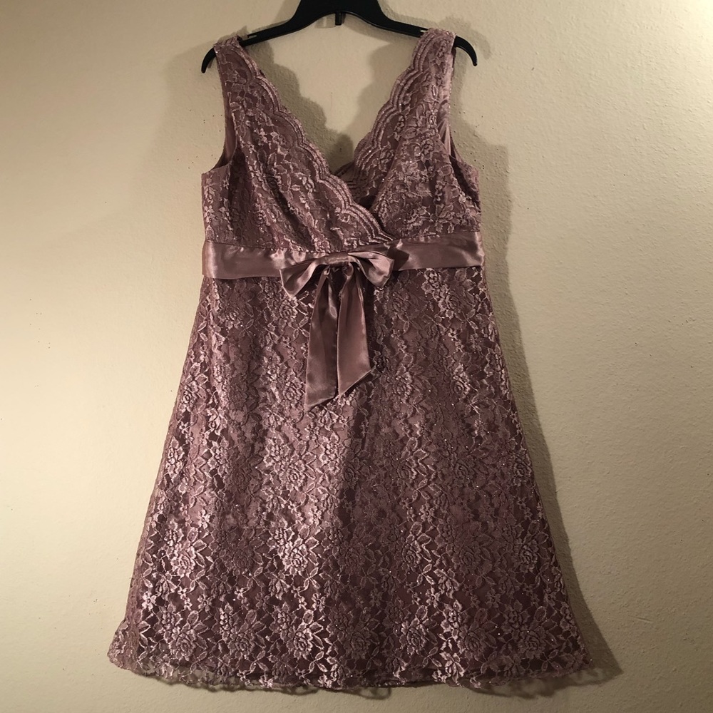 Womens Lace & Sequins Patra Formal Fit & Flare Cocktail Dress